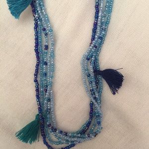 BLUE BOHEMIAN NECKLACE